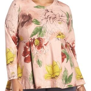 Melissa McCarthy Seven7 Peplum Top - 2X